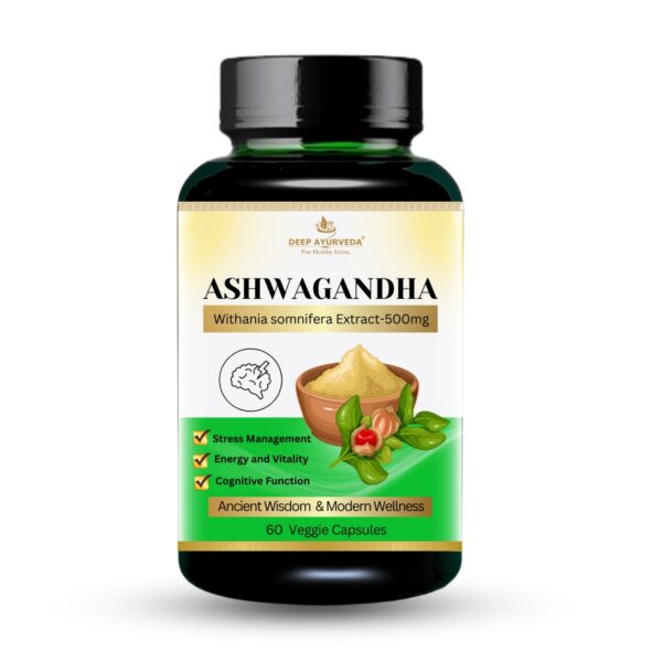 Ashwagandha Vegan Capsule Made with 10:1 Extract | Reduced Stress, Improved Energy & Mental Clarity