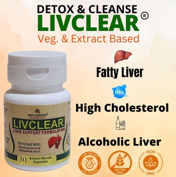 LivClear Vegan Capsule for Liver Support | Detox & Cleanse - Image 2