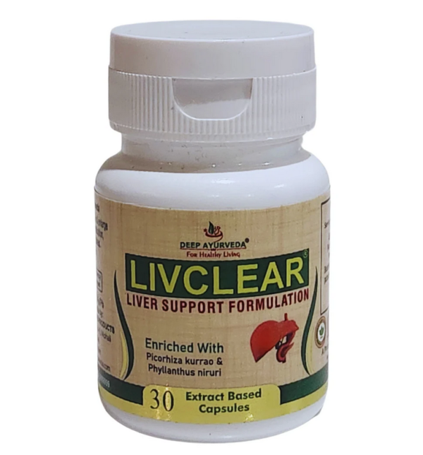 LivClear Vegan Capsule for Liver Support | Detox & Cleanse